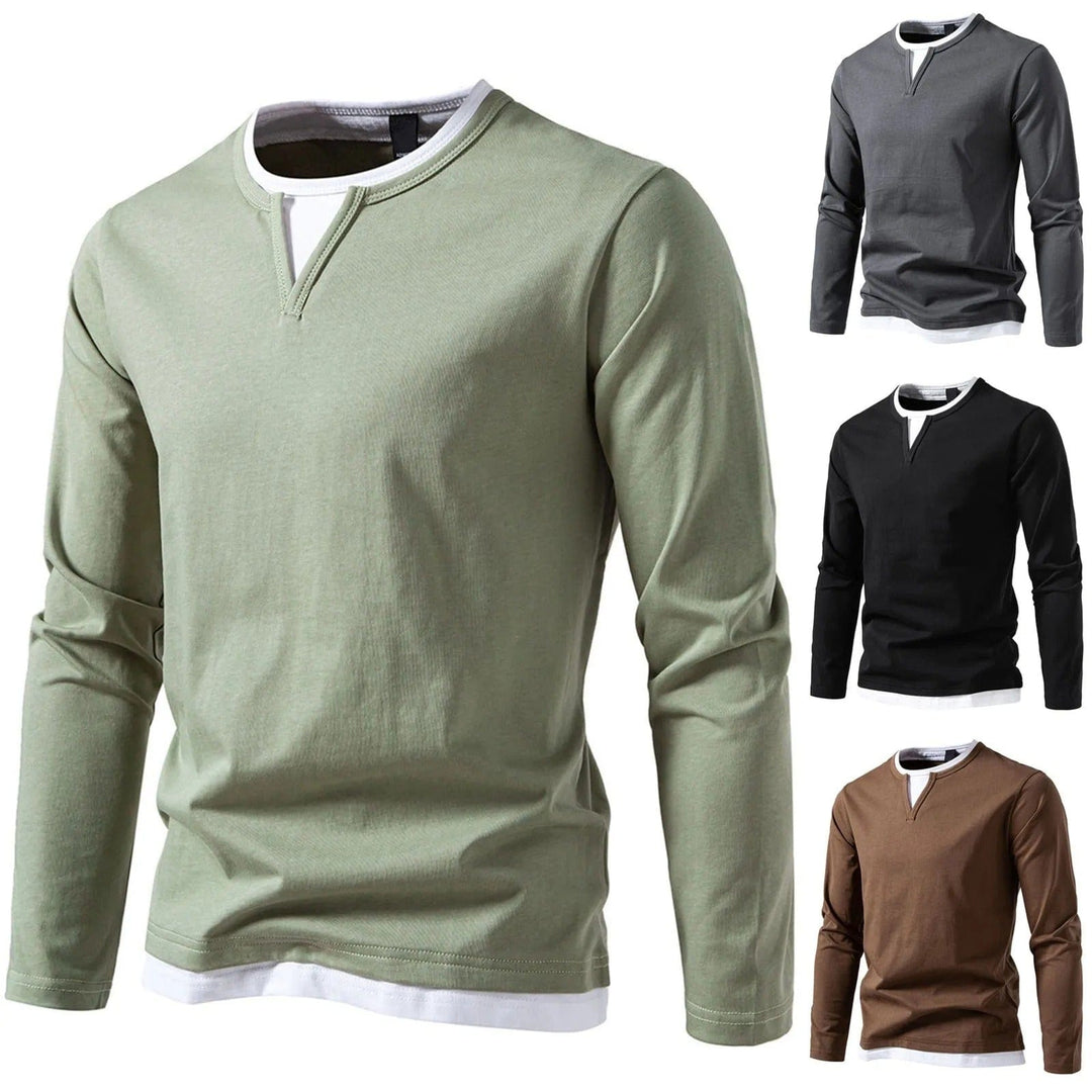 Hem Sworth™ - Kent Henley with Long Sleeves