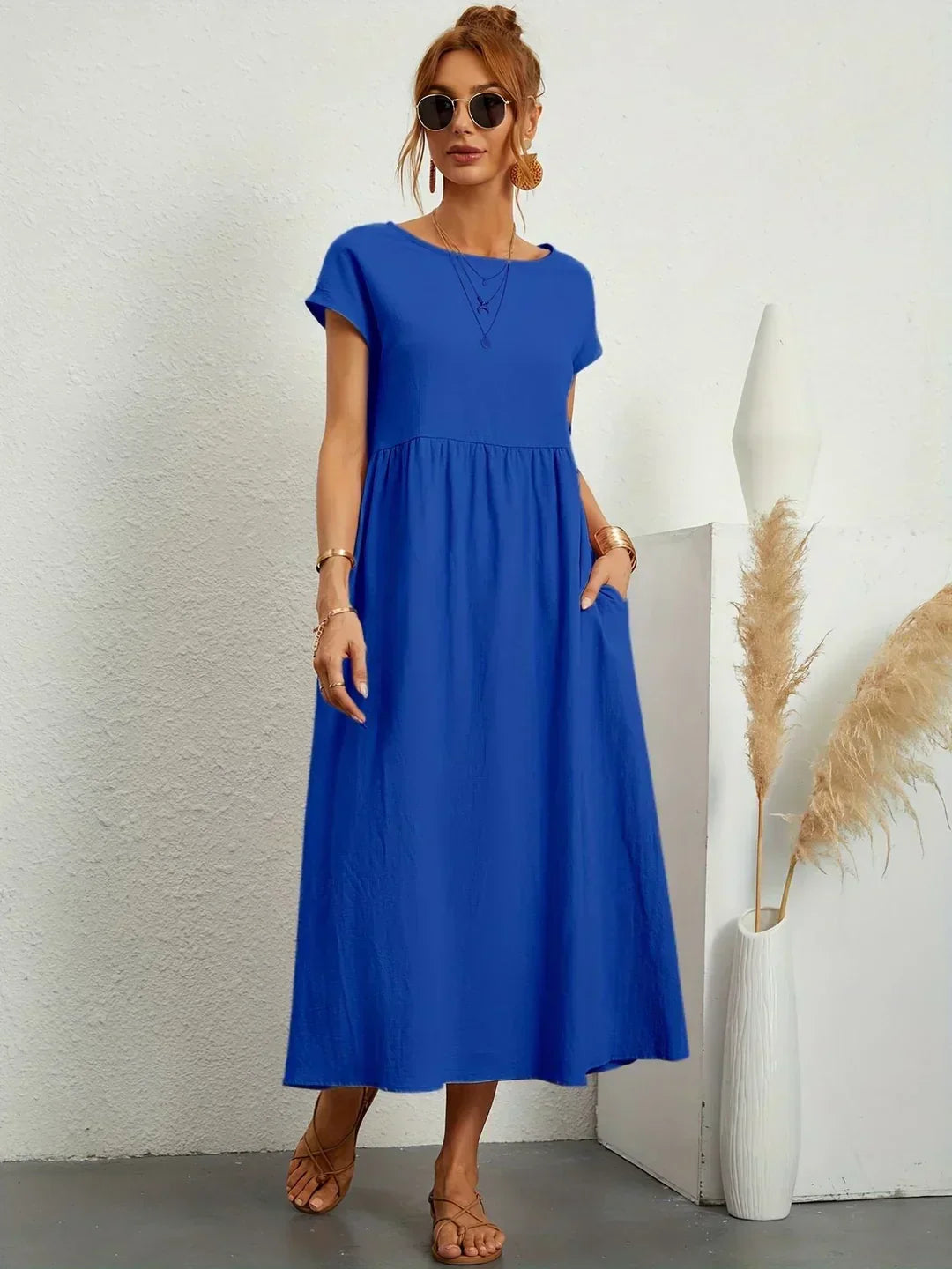 Keira™ - Lightweight soft dress with pockets