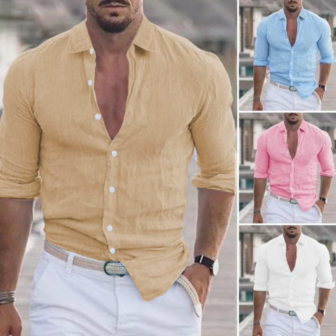 Linostyle™ - Summer Shirt in Pure Linen