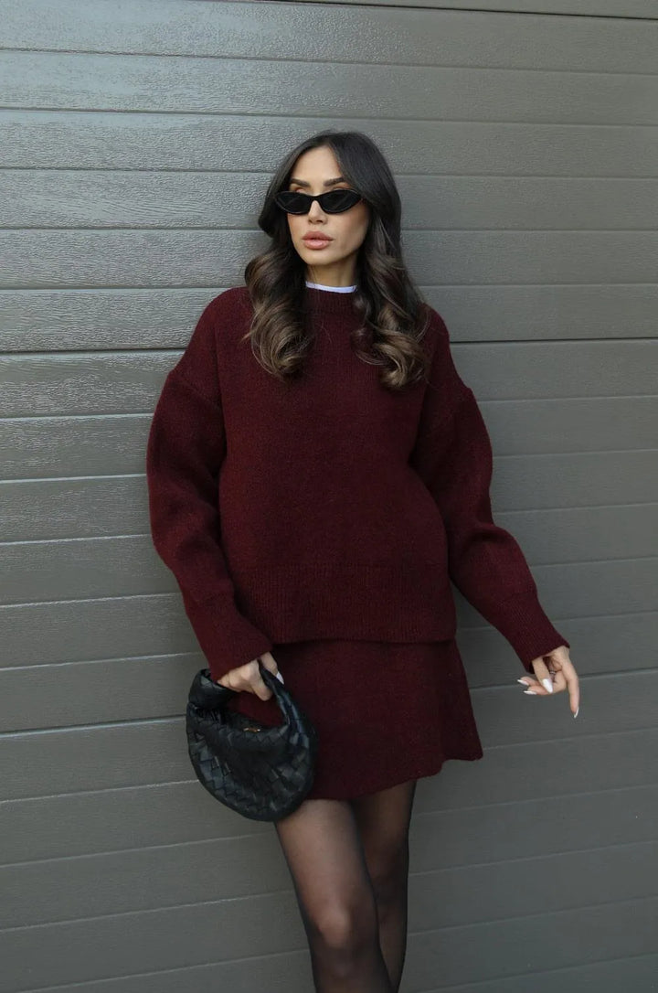 Helena ™ - Set of sweater and skirt