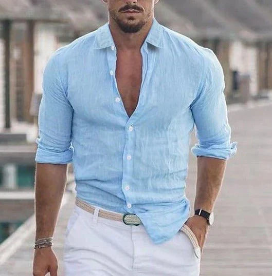 Linostyle™ - Summer Shirt in Pure Linen