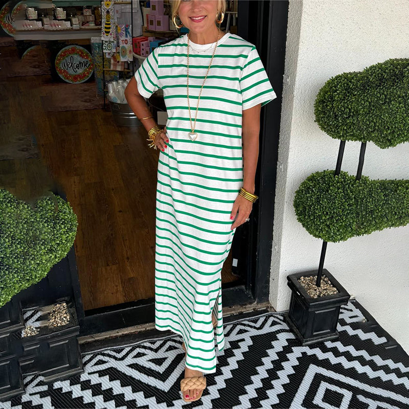 Sara-liv™ - Striped Maxi Dress