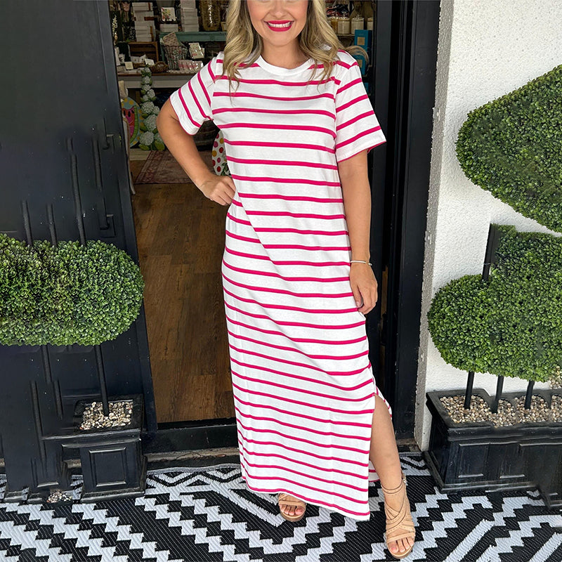 Sara-liv™ - Striped Maxi Dress