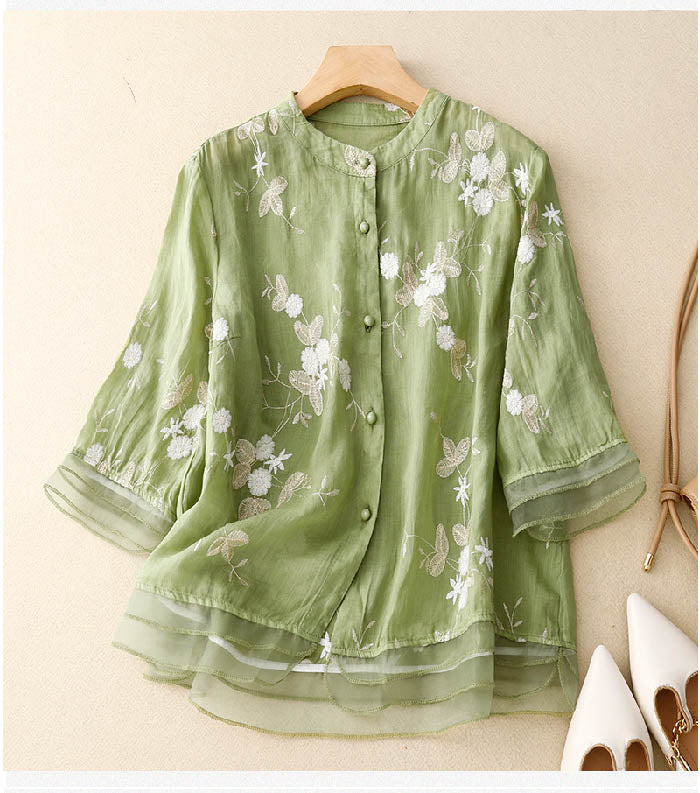 Eloise™ - Embroidered Blouse